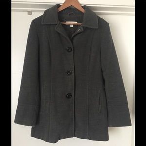 Liz Claiborne Grey Peacoat